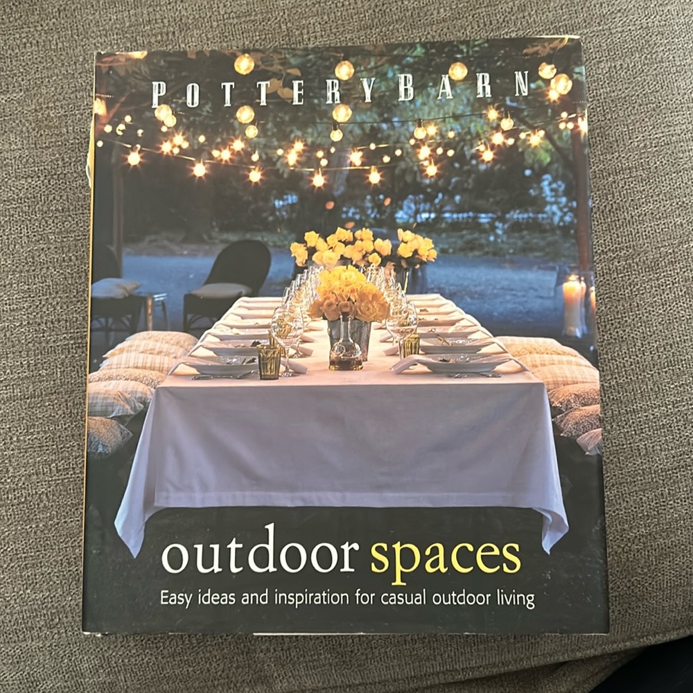 Pottery Barn Decor Books set of 3